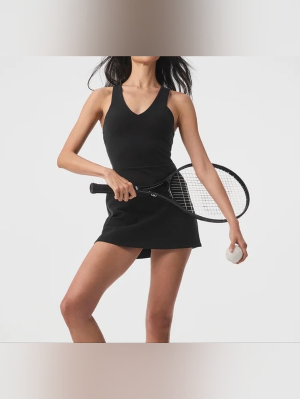 Alo Yoga Airbrush Dress Black Size XS NWOT
